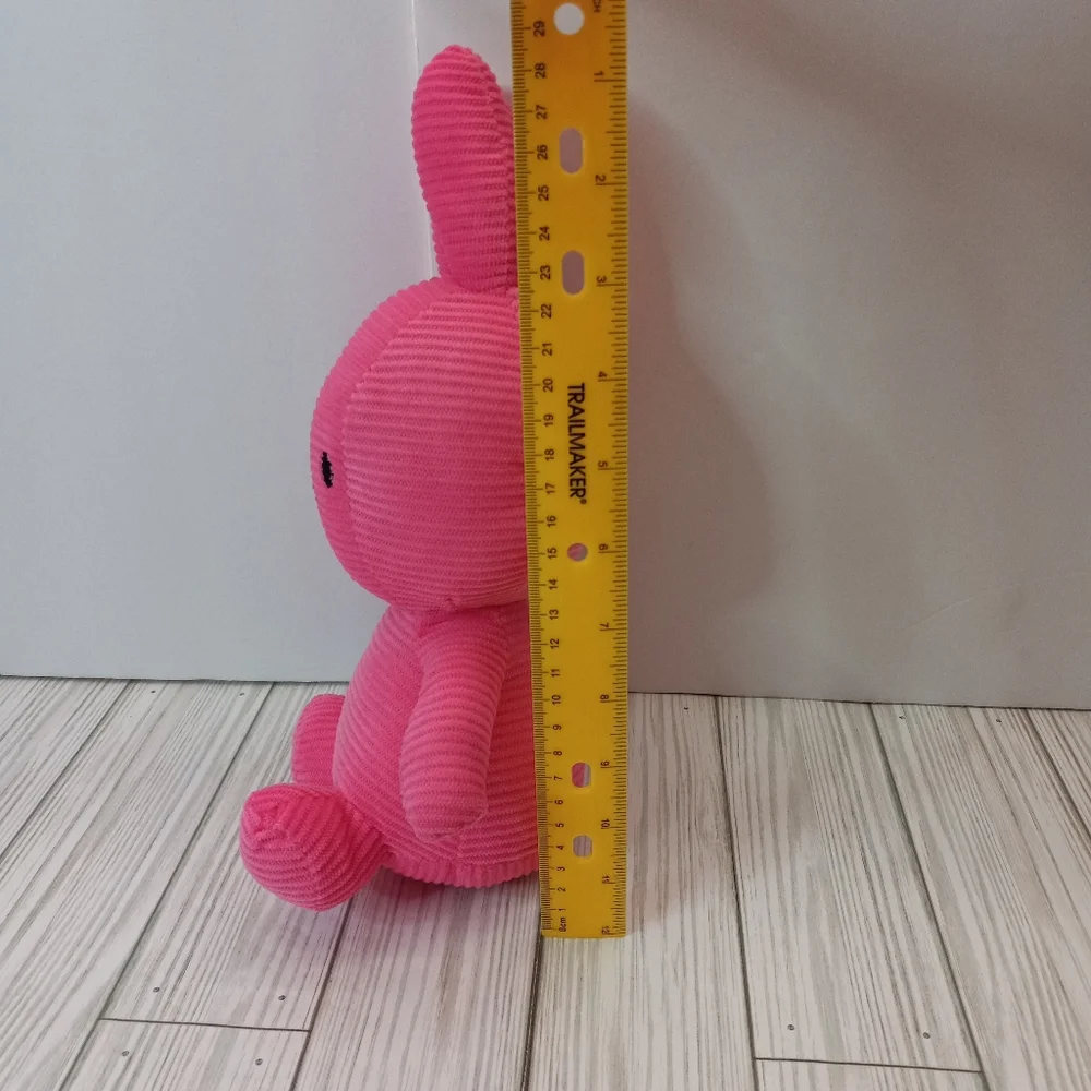 Miffy Corduroy Hot Pink Bunny Rabbit Plush Stuffed Animal